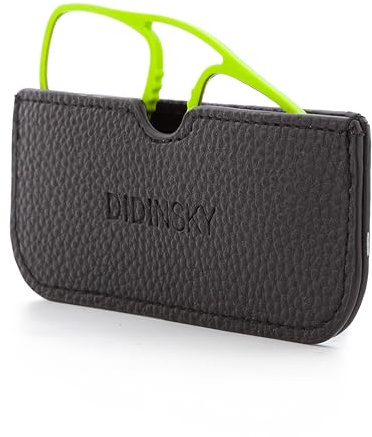 DIDINSKY Prado Gafas de Lectura Sin Patillas, Filtro Luz Azul | Diseño sin patillas, plano de bolsillo · Para leer de cerca · Filtro de luz azul · Aumento +1.0 a +3.0 · Incluye funda