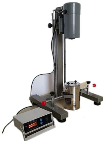 QYLTTDM Máquina mezcladora de dispersión de Alta Velocidad, 400 W, viscosidad Media Inferior a 10000 CP, Rango de Velocidad 100-8000 r/min, Capacidad de manejo 4,4-11 LB