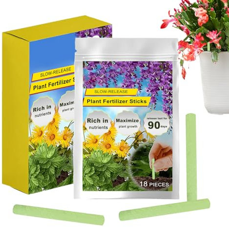 Hogvinnatil Bastoncini Fertilizzanti per Piante,Fertilizzante A Bastoncini Per Piante - Accessori Giardinaggio Nutrienti per Bonsai Piante Grasse Ortaggi Interni ed Esterni