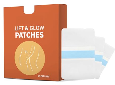 QGuoJie Instant Body Lift Tejp, osynlig, vattentät och svettbeständig tejp för lår, armar, mage | slankgörande, hudåtsittande plåster för omedelbar lyftning (1 låda/10 st)