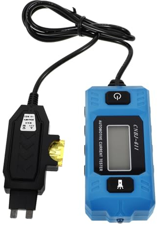 Healeved Tester per Fusibili per Auto Digitale Mini Amperometro senza Batteria Misuratore di per Perdite Elettriche Veicolari Strumento di per Autoveicoli e Diagnosi Guasti