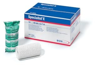 Specialist E - Rollo de vendaje de yeso (12,5 x 2,7 m, 12 unidades), color blanco