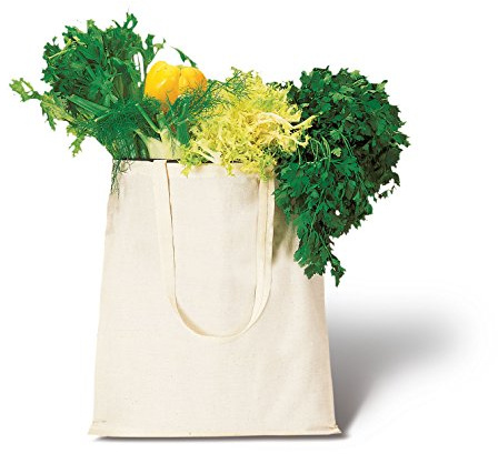 Stock 30 Pezzi Borsa Shopper Shopping in Cotone Naturale