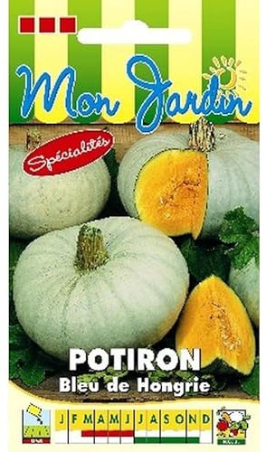 Sachet de graines de Potiron Bleu de Hongrie - 5 g - légume fruit - LES GRAINES BOCQUET
