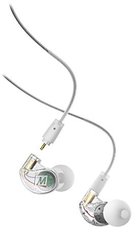 MEE audio Auricolari con filo In Ear Monitor M6 PRO per musicisti, auricolari stereo HiFi con suono accurato, ganci memory, cavi sostituibili, professionali con isolamento acustico, 2 cavi inclusi