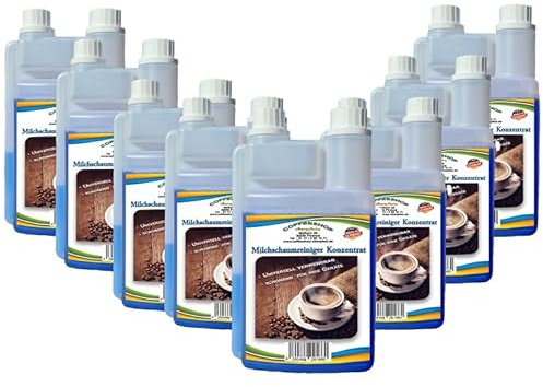 Coffeeshop Milchsystemreiniger für Milchaufschäumer & Milchsysteme - 8 x 1 Liter
