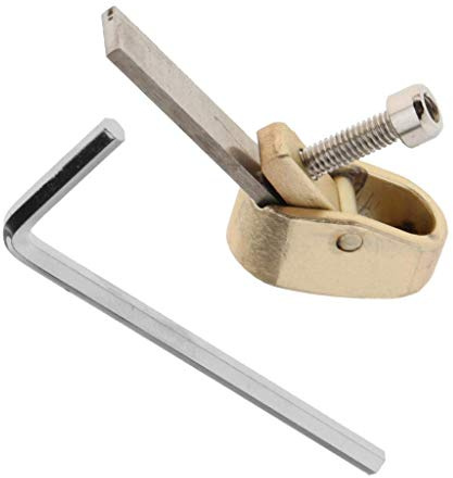 Holzhobelmaschine Handwerkzeug Daumenhobel Handhobel Werkzeug Mini Hobel Holz Trimmen Hobel für Holzbearbeitung Oberfläche Glätten Kantenschneiden (XXS, Gold)