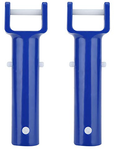 Maniglia di ricambio per aspirapolvere piscina in ABS resistente, compatibile con testine e asta telescopica, 2 pezzi