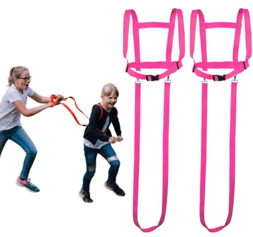 Pferdeleine zum Spielen für Kinder - Sicheres Pferdegeschirr für zum Spielen - Reißfest & langlebig - Pferdeleine Kinder von 3 bis 12 Jahre - Pferde Spiele - Leichtes Pferdegeschirr