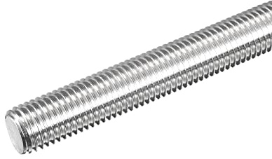 sourcing map Vollgewindestange, M16 x 300 mm, 2 mm Gewindesteigung, 304 Edelstahl, rechts