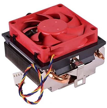 CPU Cooler with Aluminum Heatsink & 4-Pin PWM 70mm 3500 RPM Fan with Pre-Applied Thermal Paste for AMD Socket FM2 FM1 AM3 AM2 1207 940 939 754 Desktop PC Computer