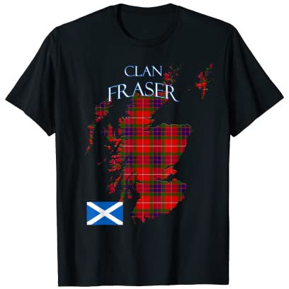Fraser Scottish Clan Tartan Schottland T-Shirt