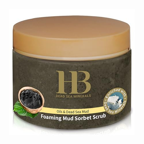 HB Dead Sea Minerals 450g Körperpeeling mit Totes Meer Salz – Body Scrub für effektive Hautverjüngung, Peeling Gesicht & Körper, Gesichtspeeling Frau, Fußpeeling, Duschpeeling Damen