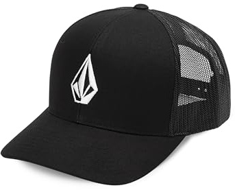 Volcom Full Stone Cheese Trucker Hat Gorra de béisbol, Negro, Talla única para Hombre