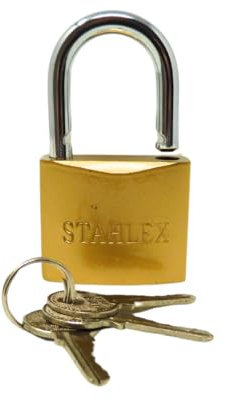 Lucchetto da 50 mm. Serratura robusta e sicura. Ideale per borse, armadi, cancelli e molto altro ancora. Sicurezza affidabile | Facile da installare