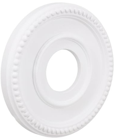 QUMIIRITY Ceiling Fan Light Cover Pu Material Medallion for Chandeliers Fan Home Lighting Round Design for Ceiling Fixture Medallion