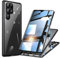 OMGZONE Privacy Case for Samsung Galaxy S25 Ultra,Magnetic Cover Built-in Privacy Tempered Glass and Camera Protector,360 Degree Metal Bumper Case for Samsung S25 Ultra,Black
