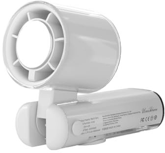 Ventilateur portable – Ventilateur de refroidissement pliable avec lumières, fournitures par temps chaud avec affichage numérique pour garçons, adolescents, femmes, hommes, jeunes