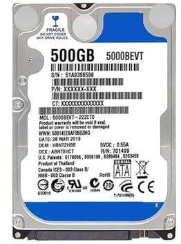 JXCHSWOU Disco rigido interno for laptop, desktop, HDD da 2,5 SATA2, 5400-7200 giri/min, 160 GB, 250 GB, 320 GB, 500 GB, 750 GB, 1 TB, 2 TB, 4 TB, for computer.(2TB)