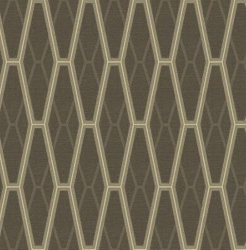 FIXED UP FINDS for Designer Modern Geometric Trellis Lattice Charcoal Gray Taupe Beige