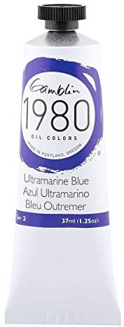 Gamblin 1980 - Oelfarbe - Ultramarin Blau - 37 ml