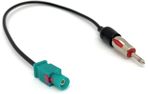 Sound Way Autoradio Adapter Antennen Verstärker 2 Fakra auf DIN kompatibel mit BMW Series 1, 3, 5, 6, 7 und Mini