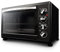 Grunkel - Horno eléctrico multifunción 38 litros con 2000W de potencia y hasta 230° de temperatura. Modelo HR-38N RM (Negro)
