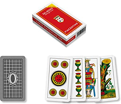 Gioco di carte regionali Piacentine, 40 carte 350 g, 014003