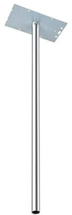 BURG-WÄCHTER Standfuß für Briefkasten, 115 cm lang, Stahl verzinkt