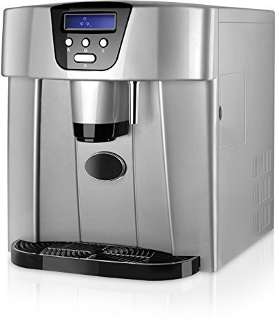 Taurus MG17 Elegance – H2O Dispensador de agua fría, cubitos de hielo 15kg/24h, depósito de agua 1.8L, potencia 150W, silenciosa, pantalla digital con función bloqueo para niños, color gris y negro