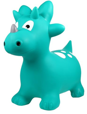 CLISPEED Hüpftier Dinosaur Hüpfpferd Hopper Aufblasbarer Hopper Hüpfende Kumpel Reiten Auf Hüpfenden Dinosaurier Indoor Outdoor Jumping Aktivitäten