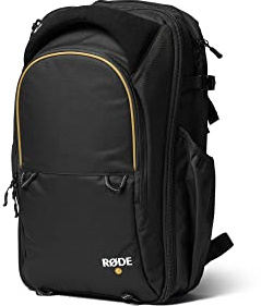 RØDE Backpack Premium-Rucksack für RØDECaster Pro und RØDECaster Pro II | Ballistisches Nylon mit 16-Zoll-Laptop-Fach und wasserabweisender Außenseite für Podcasts, Feldaufnahmen und Reisen