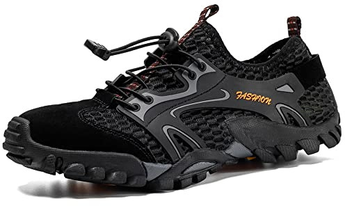Hearda Chaussures Aquatiques Hommes Femmes Chaussures De Plage Nautiques Unisexe de Trail Running Antidérapant Légère Chaussures Barefoot Séchage Rapide Eté pour Piscine Plage