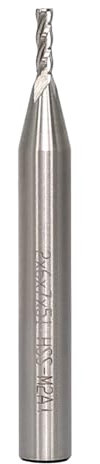 AKYLIN Fraise à queue CNC 6 mm de diamètre de la tige 2 mm, fraise à queue à 4 flûtes, fraise hélicoïdale HSS pour aluminium, bois, etc.
