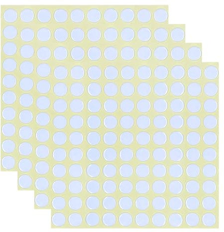 FANXIYA Klebedots Doppelseitige Transparente Klebepunkte Luftballon Punktaufkleber Rund Klebende Abnehmbare Aufkleber für Ballon,Festivaldekoration, DIY Basteln, Papier, Glas, Metall (10mm)