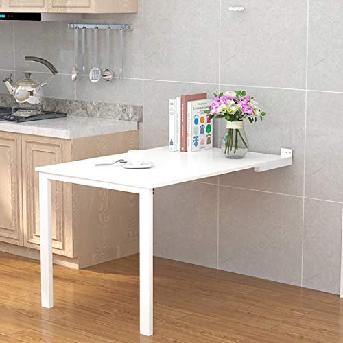 Klappbarer, an der Wand montierter Drop-Leaf-Tisch, Stabiler und langlebiger schwebender Küchen- und Esstisch, platzsparender Hängetisch für das Arbeitszimmer, Home-Office-Computertisch