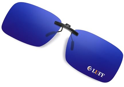 LUFF Polarisierte Unisex-Clip auf Sonnenbrille für verschreibungspflichtige Brillen-gute Clip-Stil Sonnenbrille für Myopie Brille im Freien/Fahren/Angeln