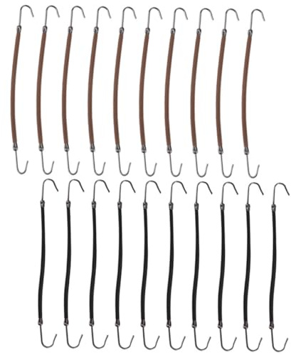 Mikinona 20piezas Lazos De Pelo Elásticos Reutilizables Para Coletas Sujetadores De Cabello Ganchos Accesorios Para Mujeres y Niñas