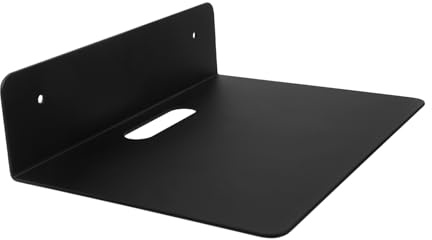 Aluminum Alloy Wall Mounted Projector Holder for Office Home | Black Finish, Portable Design, Suitable for Projector and Router Storage in Compact Spaces