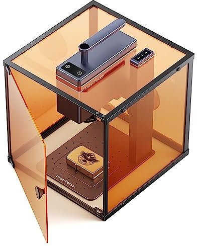 LaserPecker LP3 Infrared Laser Engraver for Metal & Plastic, 1064nm High-Speed Engraving (48000mm/min), No Preprocessing Needed, Perfect for Small Businesses and Jewelers.