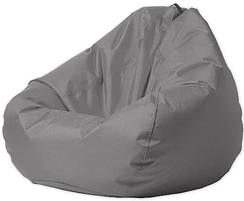 Poltrona a sacco galleggiante, per piscina e uso all'aperto, copertura impermeabile, misura da adulto, perfetta per giardino, spiaggia, campeggio e nuoto (arancione, 2XL D1)