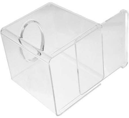 Cabilock Portafazzoletti Acrilico Trasparente Dispenser per Fazzoletti per Bagno Cucina Ufficio e Camera da Design Chic e Facile per Fazzoletti Cosmetici e Tovaglioli
