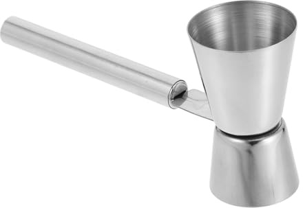 Ciieeo Jigger Doble De Acero Inoxidable Para Cócteles Vaso Medidor Para Cócteles Accesorio De Bar Herramienta Profesional Para Medir Bebidas Con Precisión