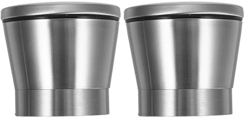 COLLBATH 2pcs Stainless Steel Pepper Grinder Caps Ergonomic Design for Easy Grinding Portable Kitchen Gadget for Sea Salt Spices Effortless Cleaning Enhanced User Experience