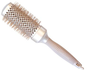 iplusmile Pettine Arricciacapelli in Alluminio per Salone e Domestico Ergonomico e Resistente con Denti Lisci per Districare