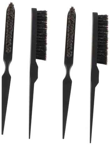 HAMPPLIES 4 pezzi Pettini da Parrucchiere Professionali per Donna e Pettini per Cotonare Leggeri e Compatti per Bagnati e Secchi Adatti Tutti i Tipi di