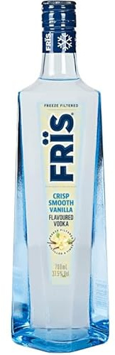 FRÏS Vanilla Vodka, 70cl, 37.5% ABV, Scandinavian Craft Gift Idea | Four Times Distilled, Natural Vanilla Flavour, Freeze Filtered at -15°C, Ideal in Frozen Cocktails & Martini