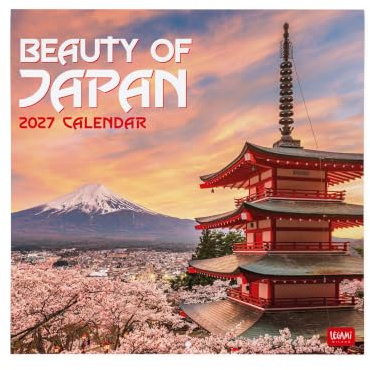 Legami - 2027 kalender från vägg, Japan, 12 månader, 30 x 29 cm