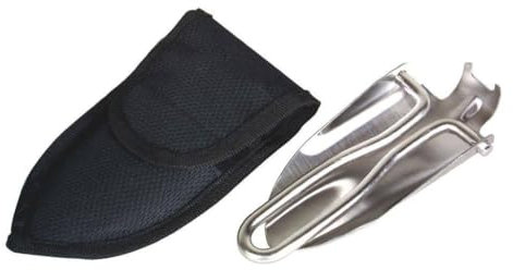 Relags Klappschaufel Edelstahl Schaufel, Silber, One Size