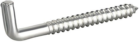 haggiy Schraubhaken gerade mit Schlitz | 25 Stück | Hakenschraube galvanisch verzinkt | Wandhaken | Drehhaken | Hohe Tragkraft | 5,8 x 65 mm